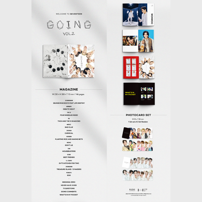 SEVENTEEN - GOING MAGAZINE - Vol 2