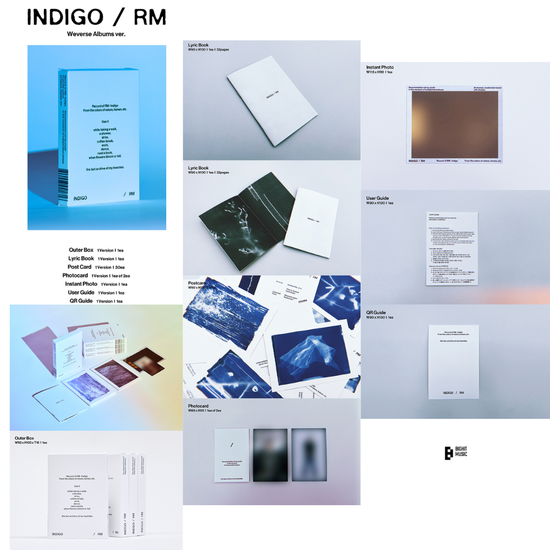 BTS - RM - INDIGO - Weverse ver