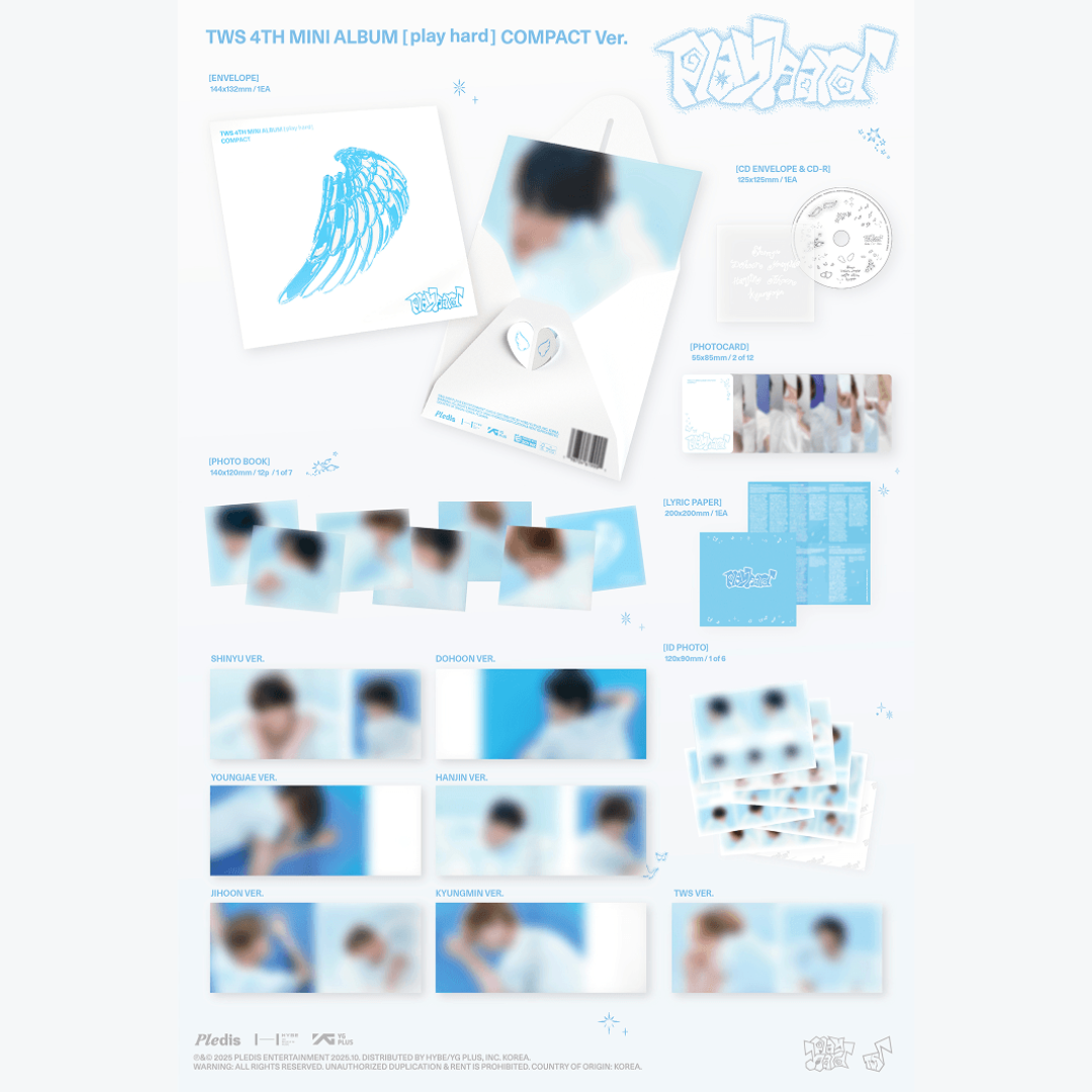 TWS 4th Mini Album - PLAY HARD (COMPACT Ver.)