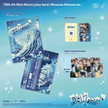 TWS 4th Mini Album- PLAY HARD (Weverse Albums ver.)