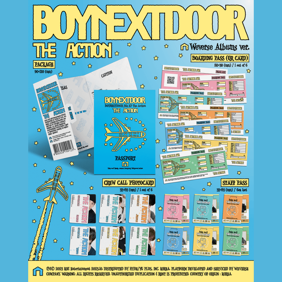 BOYNEXTDOOR 5th EP [The Action] - Weverse Albums ver