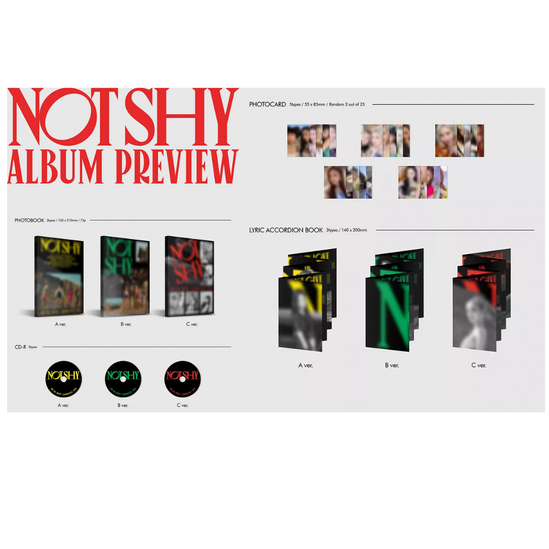 ITZY - NOT SHY PB VER (A/B/C VER)