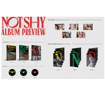 ITZY - NOT SHY PB VER (A/B/C VER)