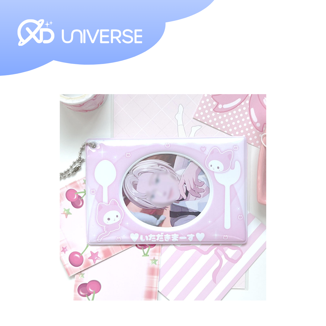 DUCKY WORLD - ENJOY YOUR MEAL PHOTOCARD KEYRING HOLDER