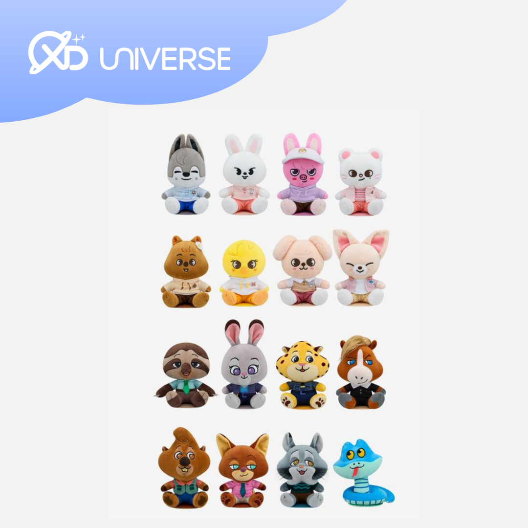 [READY STOCK] Stray Kids SHOULDER PLUSH - Zootopia2ㅣSKZOO OFFICIAL MERCH