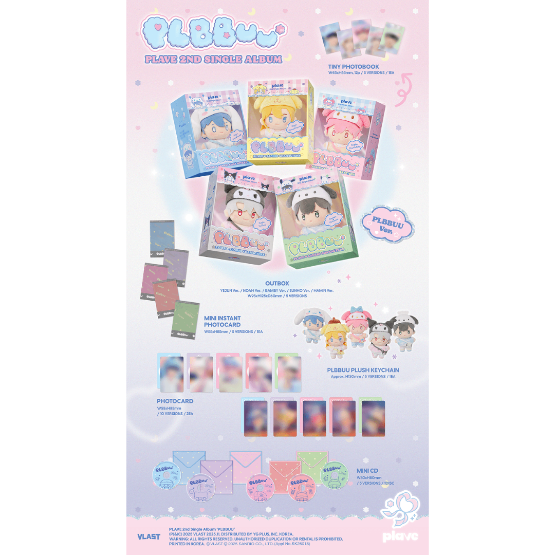 PLAVE 2nd Single Album 'PLBBUU' - PLBBUU Ver.