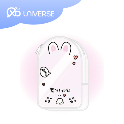 Ducky World Transparent Rabbit Doll Pouch