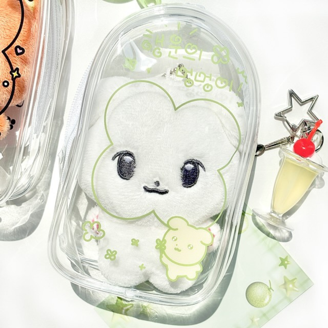 Ducky World Lucky Puppy Plush Pouch