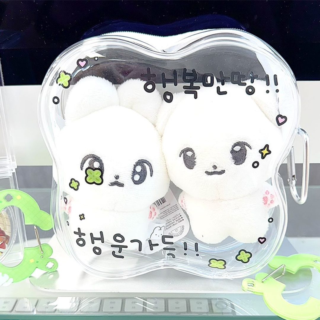 Ducky World Transparent Green Lucky Doll Pouch