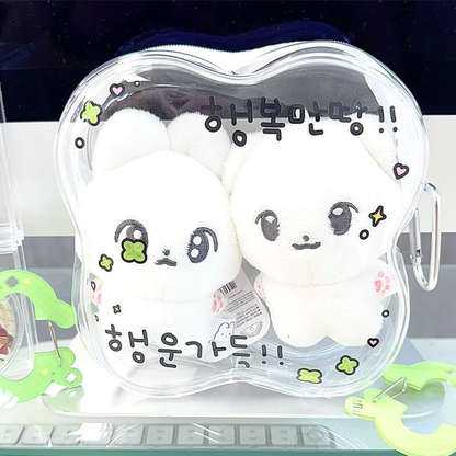 Ducky World Transparent Green Lucky Doll Pouch