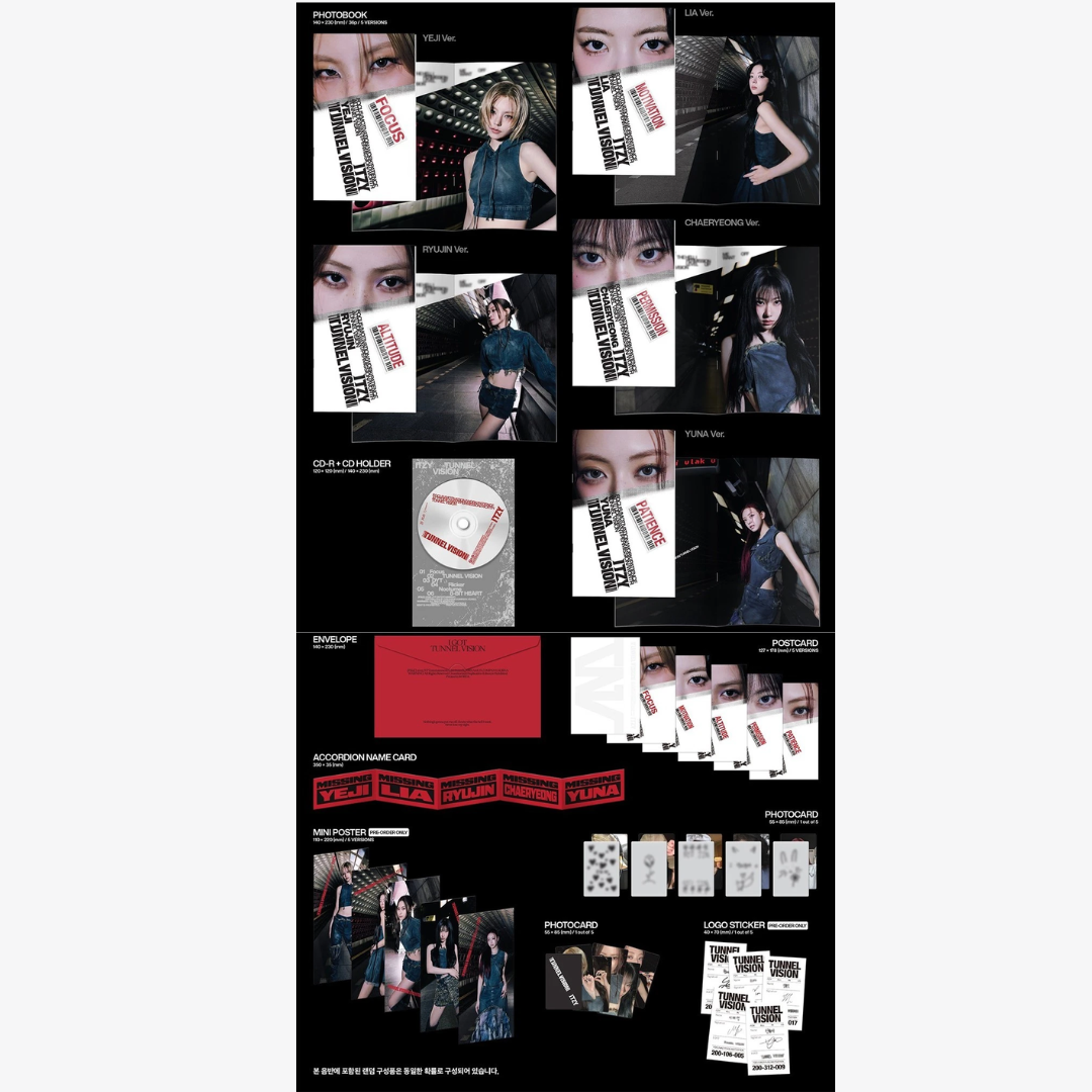 ITZY 11th Mini Album [TUNNEL VISION] - MEMBER VER