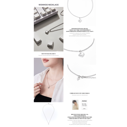 SEVENTEEN - WONWOO NECKLACE