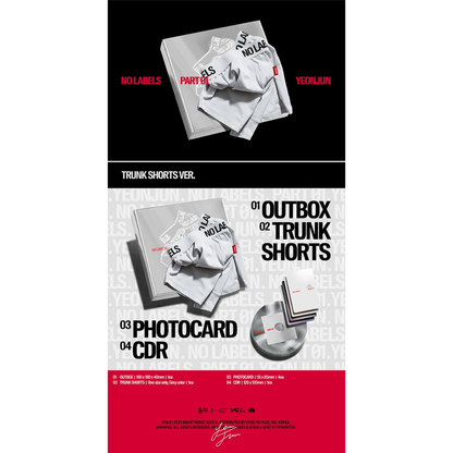 TXT YEONJUN [NO LABELS: PART 01] - TRUNK SHORTS VER
