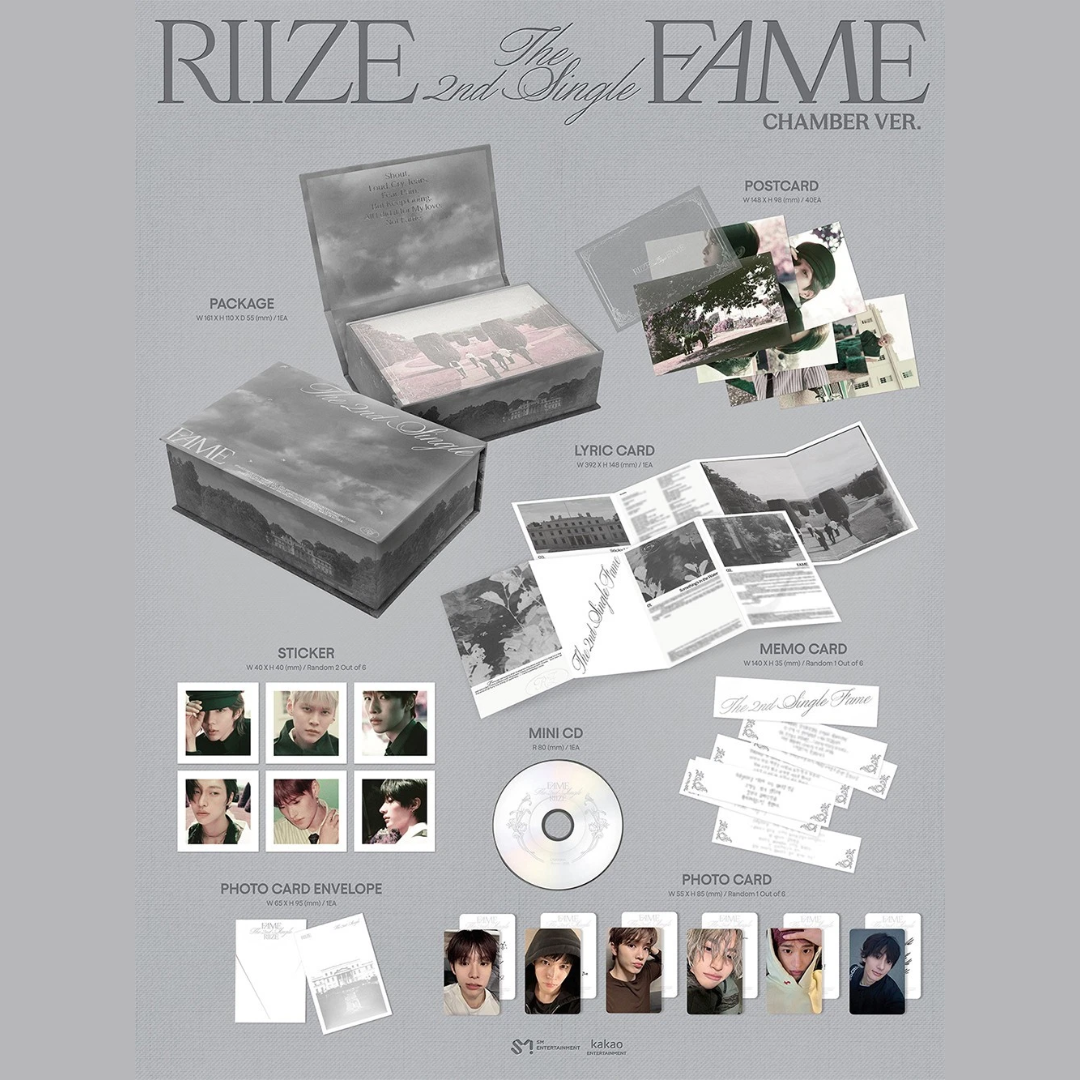 RIIZE The 2nd Single [Fame] - CHAMBER Ver