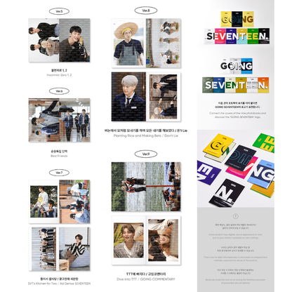 SEVENTEEN - GOING MAGAZINE - Behind the scene Photobook Set