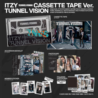 ITZY 11th Mini Album [TUNNEL VISION] - CASSETTE TAPE VER