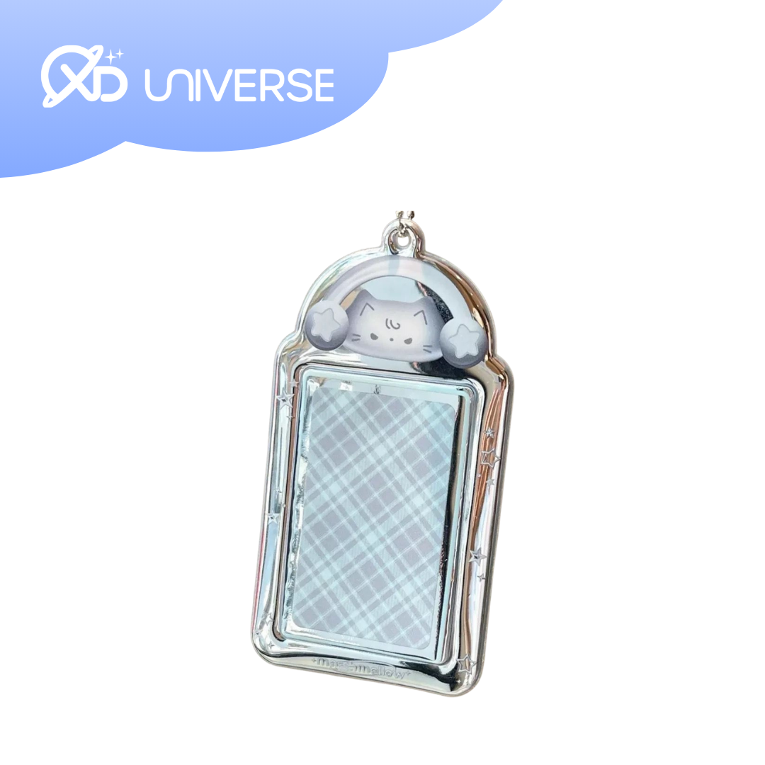 METALLIC CAT PHOTOCARD HOLDER
