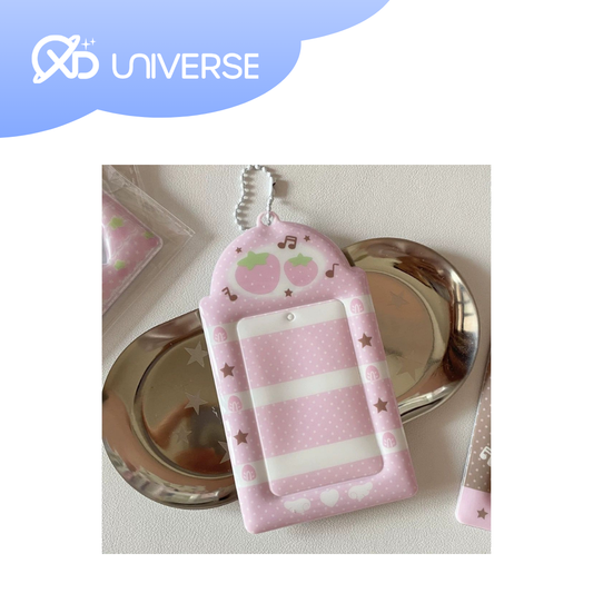 STRAWBERRY MUSIC NOTE PHOTOCARD HOLDER