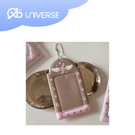 BROWN MUSIC NOTE ANGEL PHOTOCARD HOLDER
