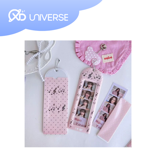 PINK BLACK MUSIC NOTE 4- CUT HOLDER