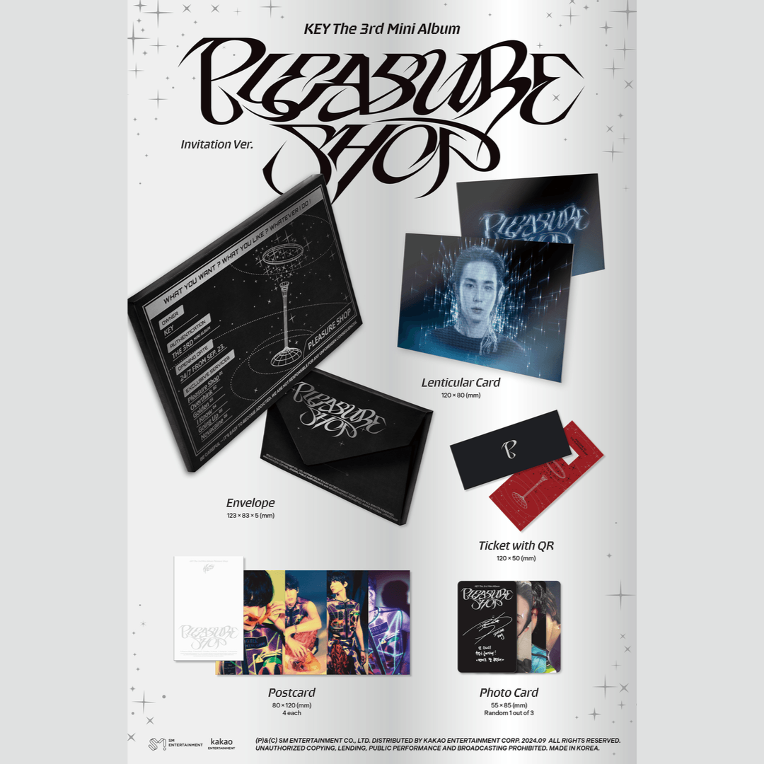 KEY (SHINee) - 3rd Mini Album [Pleasure Shop] (Invitation Ver.) (Smart Album)