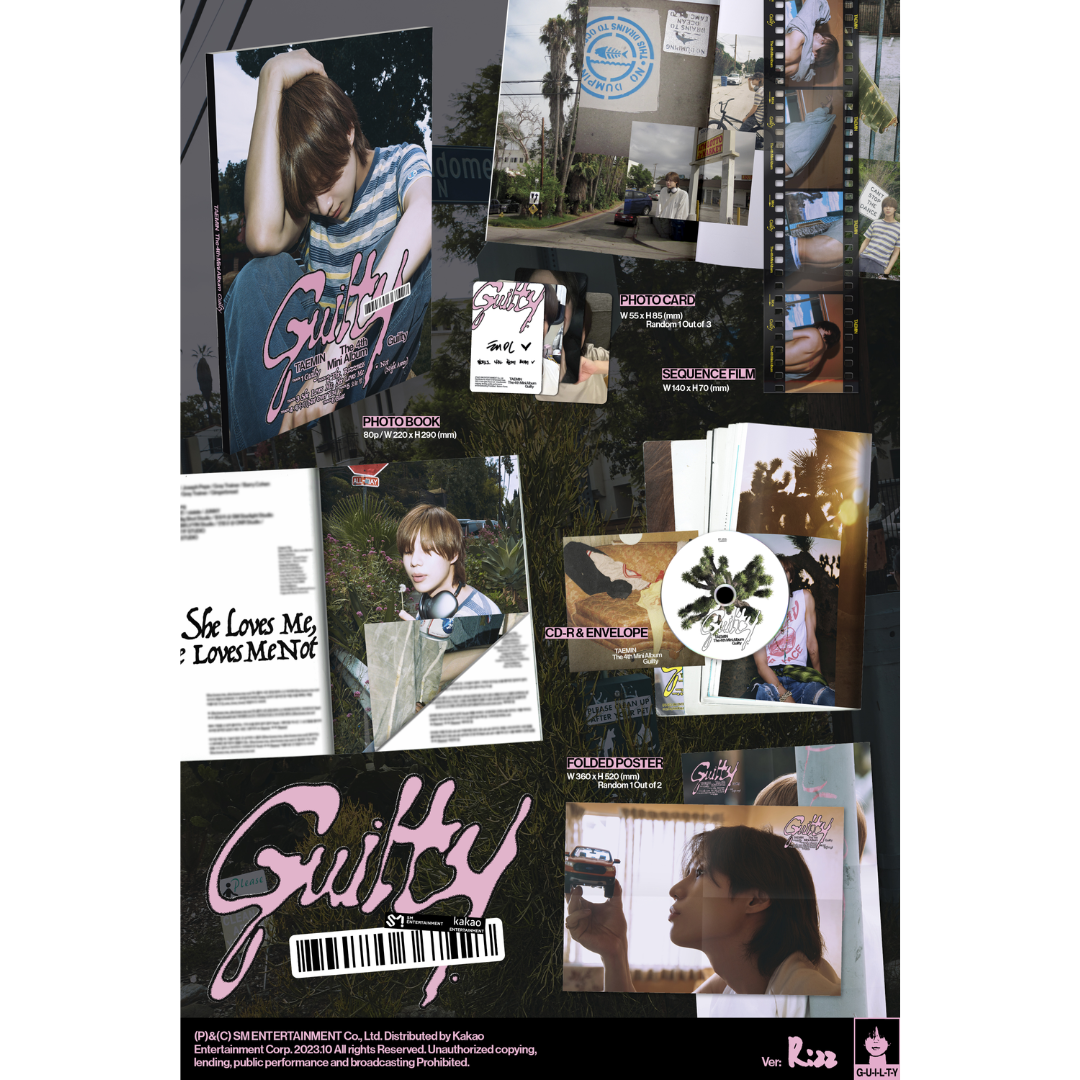 TAEMIN (SHINee) - The 4th Mini Album [Guilty] (Photo Book Ver.) (Random ver.)