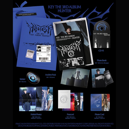 KEY (SHINee) - 3rd Album [HUNTER] (Archive Ver.)