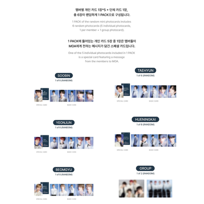 TOMORROW X TOGETHER TXT - ACT : PROMISE - EP.2- MINI PHOTO CARD