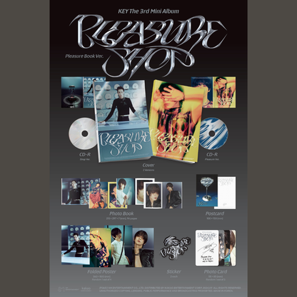 (PROMO 1+1) KEY (SHINee) - 3rd Mini Album [Pleasure Shop] (Pleasure Book Ver.) (Random Ver.)