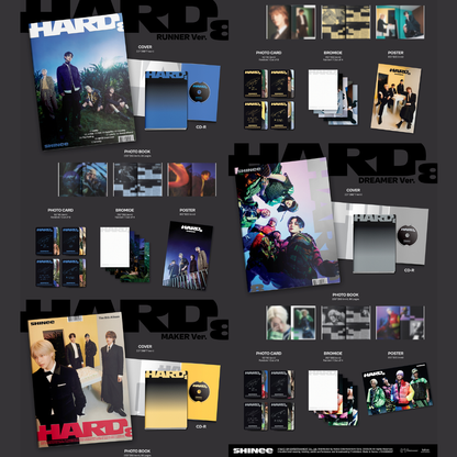 SHINee - The 8th Album [HARD] (Photo Book Ver.) (Random Ver.)