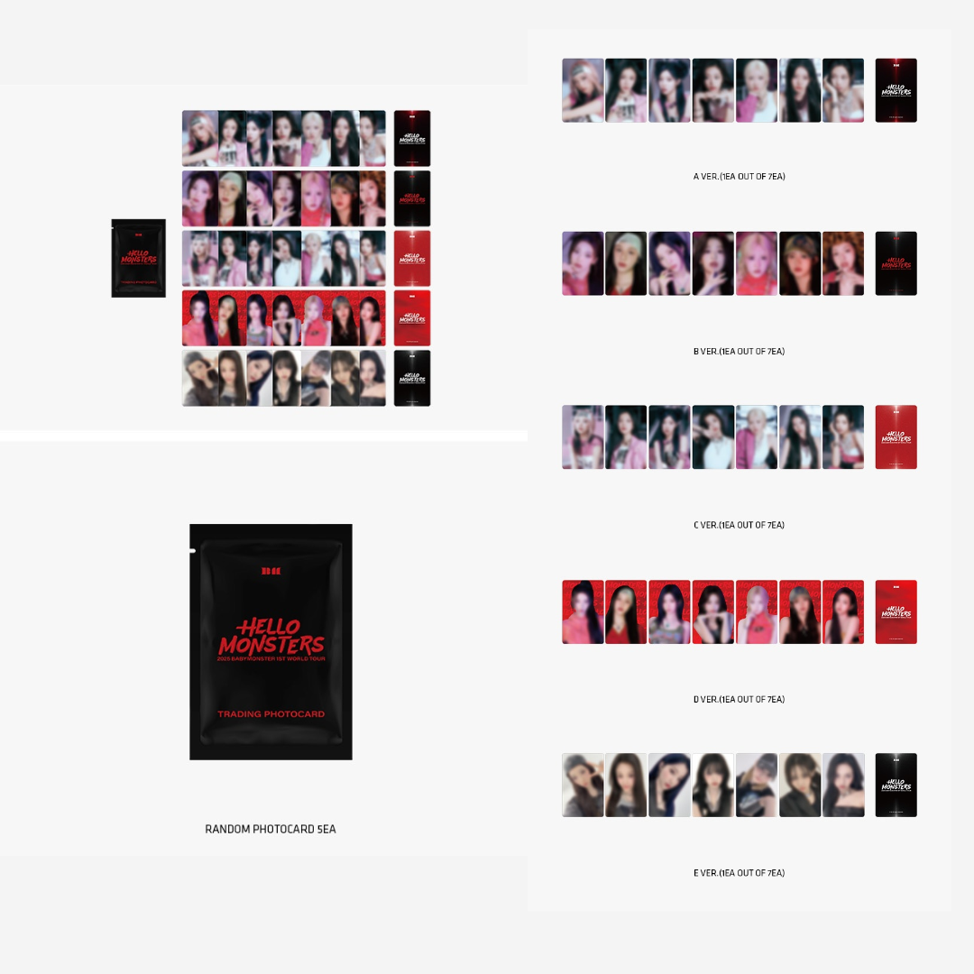 BABYMONSTER TRADING PHOTOCARD [HELLO MONSTERS]