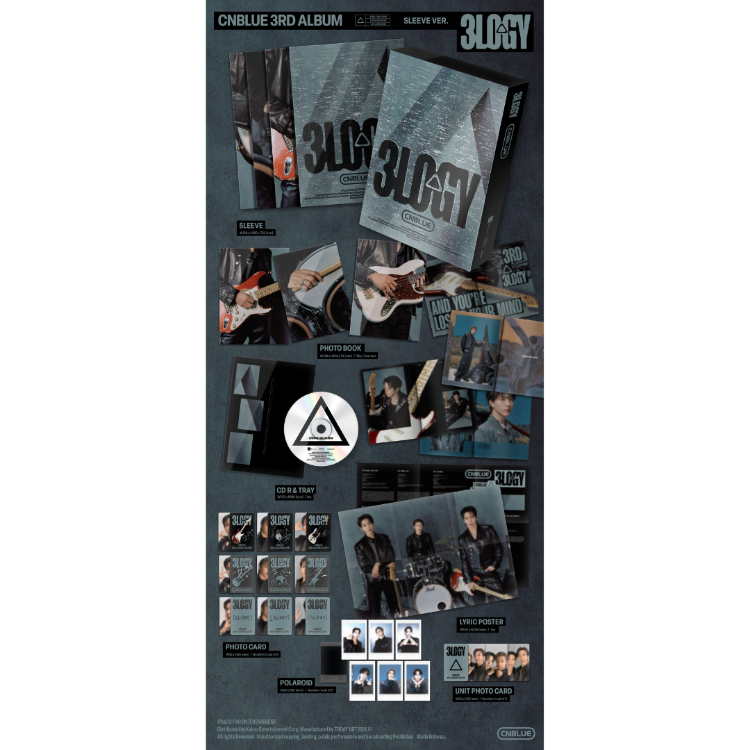CNBLUE 3rd Album [3LOGY] - SLEEVE ver.