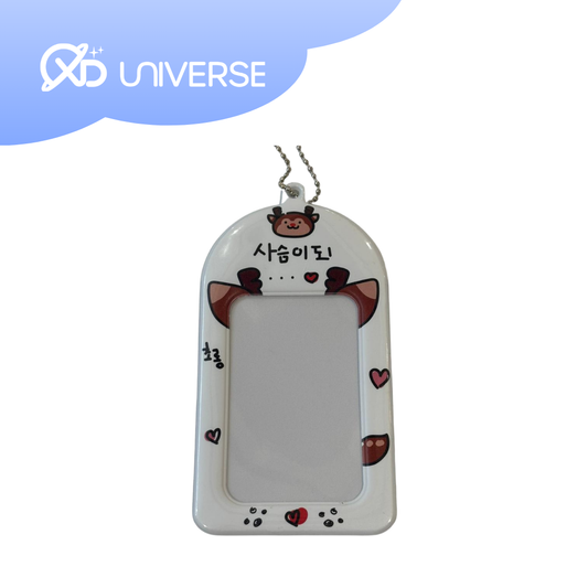 DUCKY WORLD - DEER EAR PHOTOCARD HOLDER KEYRING