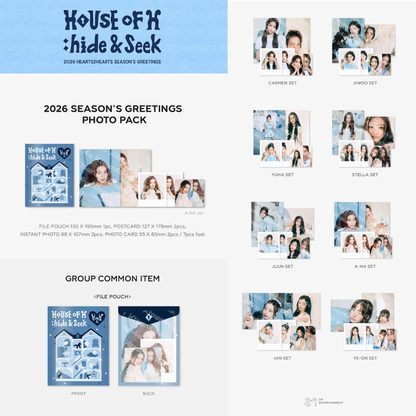 2026 Hearts2Hearts SEASON'S GREETINGS MD PHOTO PACK