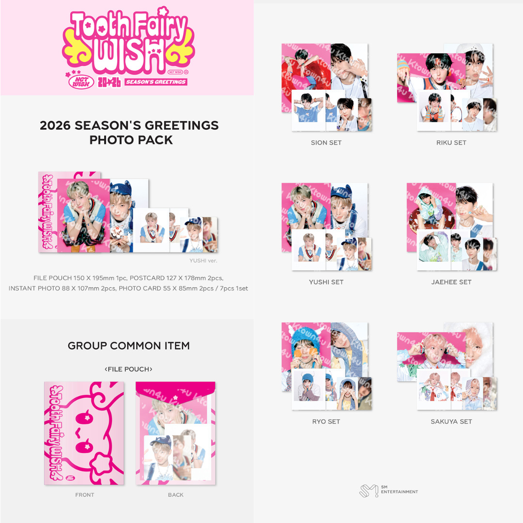 2026 NCT WISH SEASON'S GREETINGS MD PHOTO PACK