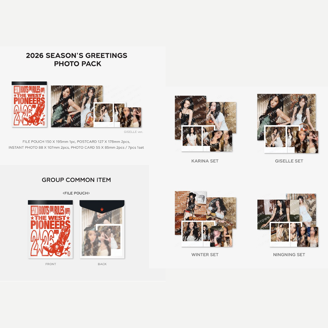 2026 AESPA SEASON'S GREETINGS MD PHOTO PACK