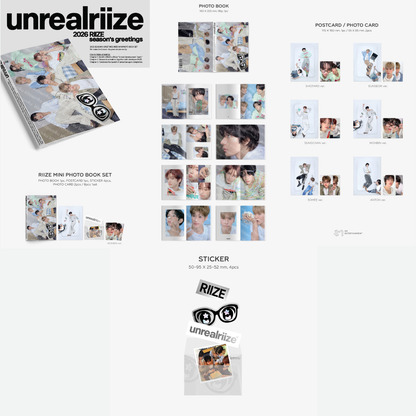 2026 RIIZE SEASON'S GREETINGS MD MINI PHOTO BOOK SET