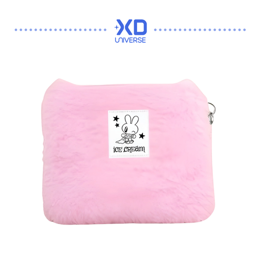 YUNA ICE CREAM OFFLINE POP UP MERCH - ILLUST FUR POUCH