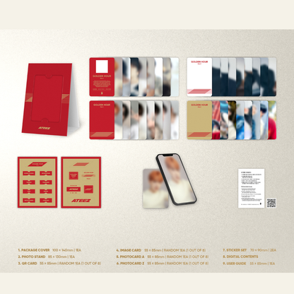 ATEEZ - 10th Mini Album [GOLDEN HOUR : Part.1] (POCAALBUM)