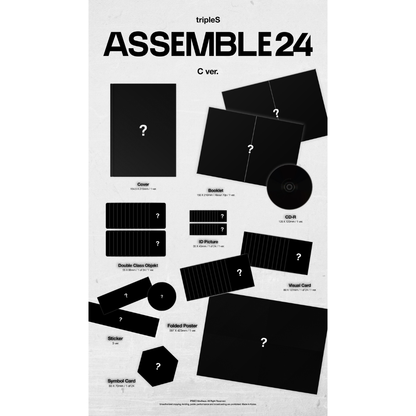 tripleS - 1st Full Album [ASSEMBLE24]- (C Ver.) White