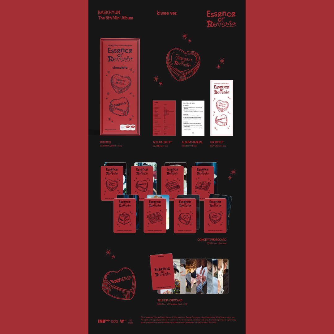 BAEKHYUN - 5th Mini Album [Essence Of Reverie] (Platform Album) (Kiwee Ver.)
