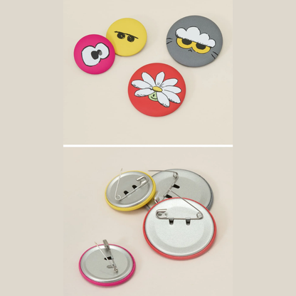 GD G-DRAGON ZO&FRIENDS LUCKY SHOP POP-UP - ZOA PIN BADGE SET