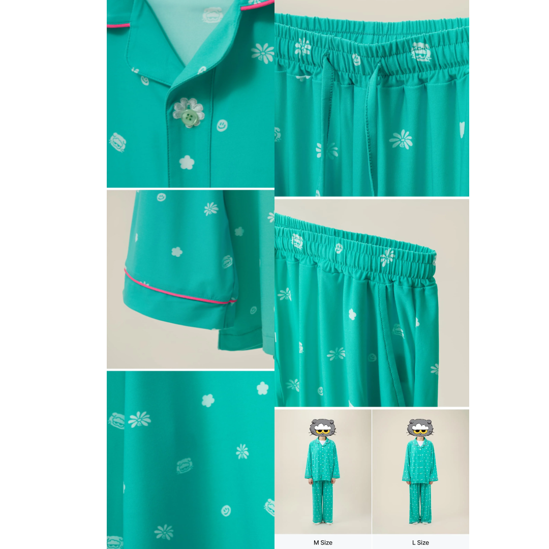 GD G-DRAGON ZO&FRIENDS LUCKY SHOP POP-UP - ZOA PAJAMA SET MINT