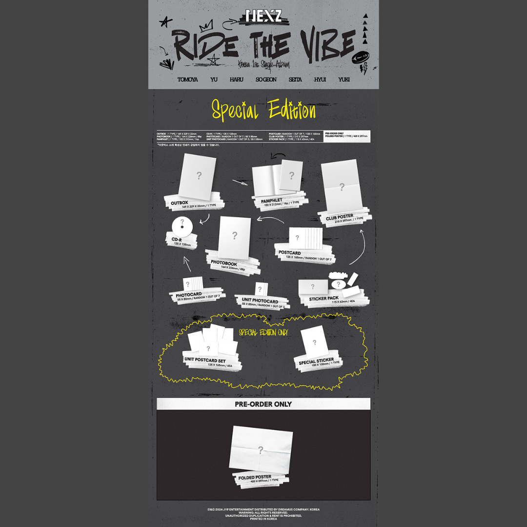 NEXZ - 1st Single Album [Ride the Vibe] (SPECIAL EDITION)
