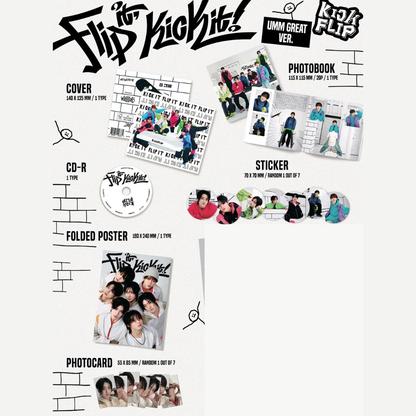 KickFlip 1st Mini Album [Flip it, Kick it!] (Umm Great Ver.)