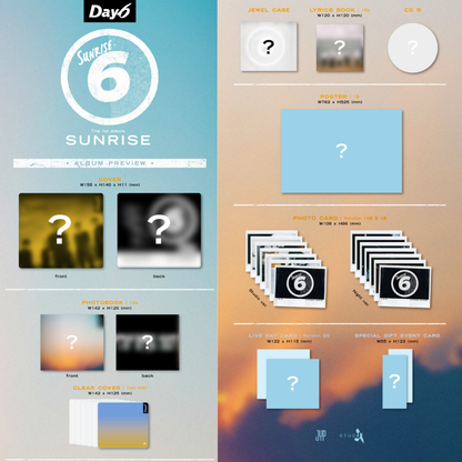 DAY6 1st Album SUNRISE