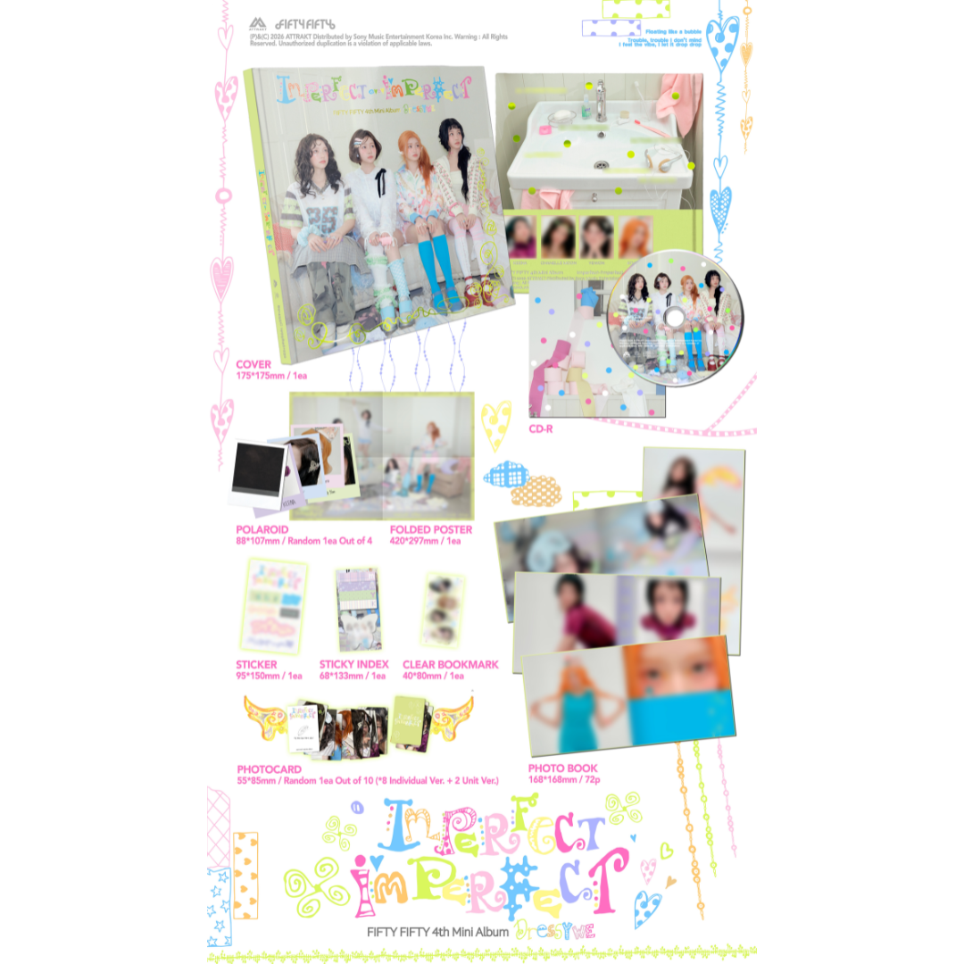 FIFTY FIFTY 4th Mini Album [Imperfect-I'mperfect]
