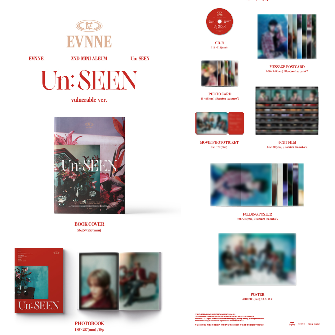EVNNE 2nd Mini Album [Un: SEEN] (Random Ver.)