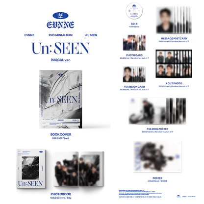 EVNNE 2nd Mini Album [Un: SEEN] (Random Ver.)