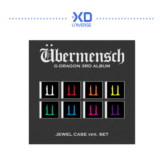 GD G-DRAGON 3rd Album [UBERMENSCH] Jewel Case Ver
